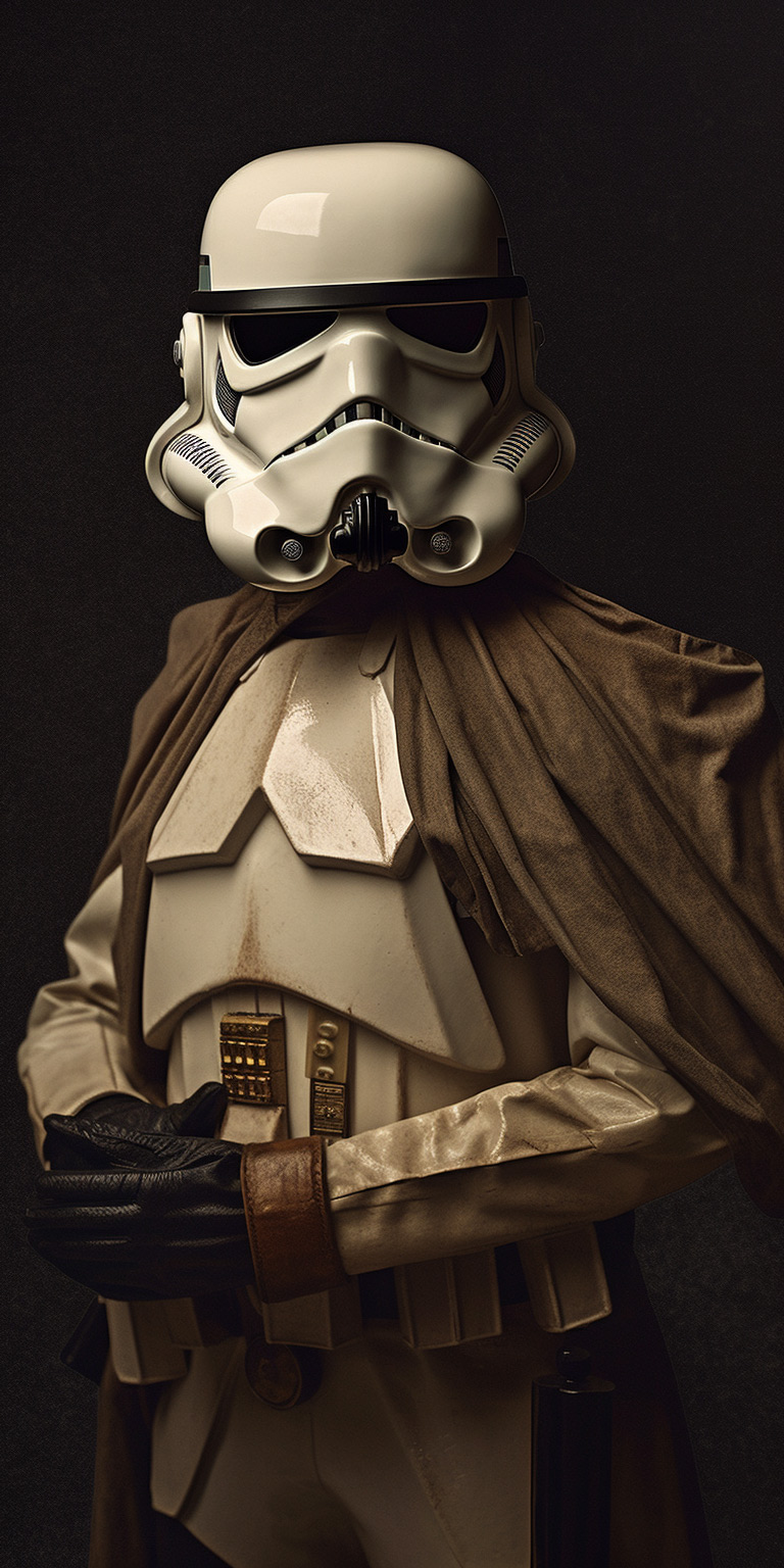 KI-generiertes Stormtrooper-Bild mit Promt-Design